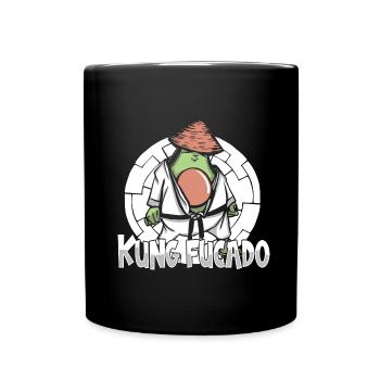Kung Fu - Tasse einfarbig - Schwarz - Vorne