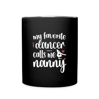 Fière danse nounou grand-mère par danseuse dansant nounou - Mug uni - noir - Devant