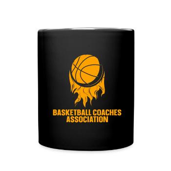Basketballtrainer Basketball Trainer Coach - Tasse einfarbig - Schwarz - Vorne