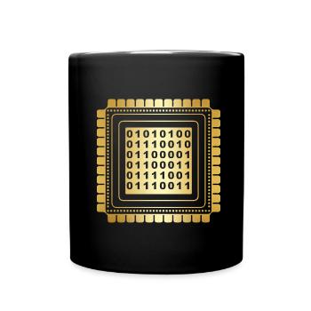 Programmierer Coder Software Entwickler - Tasse einfarbig - Schwarz - Vorne