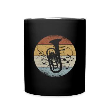 Orchestre Cor Musiciens Euphonium Musique à Vent - Mug uni - noir - Devant