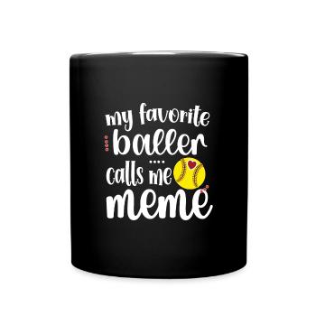 Fier Meme Grandma From Softball Player Softball Meme - Mug uni - noir - Devant