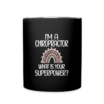 Chiropractor Chiropractic Chiropractor - Full Colour Mug - black - Front