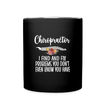 Chiropraktiker Chiropraktik Bester Chiropraktiker - Tasse einfarbig - Schwarz - Vorne