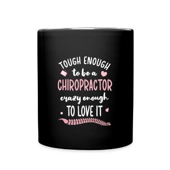 Proud Chiropractor Chiropractic Gift - Full Colour Mug - black - Front