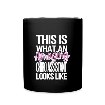 Chiropraktischer Assistent Von Chiropraktiker - Tasse einfarbig - Schwarz - Vorne