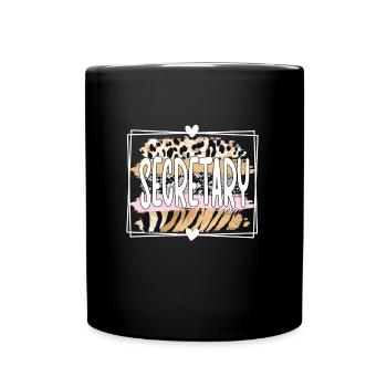 Best Secretary Appreciation Office Worker - Full Colour Mug - black - Front