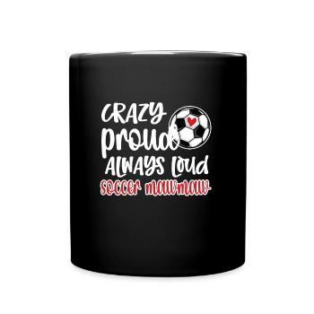 Mawmaw Grand-mère de joueur de football Mawmaw - Mug uni - noir - Devant