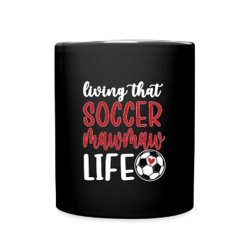 Mawmaw Grand-mère de joueur de football Mawmaw - Mug uni - noir - Devant