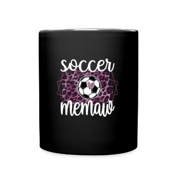 Fière Memaw Grand-mère de joueur de football Memaw - Mug uni - noir - Devant