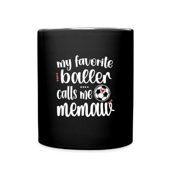 Fier Memaw grand-mère du joueur de football Soccer Memaw - Mug uni - noir - Devant