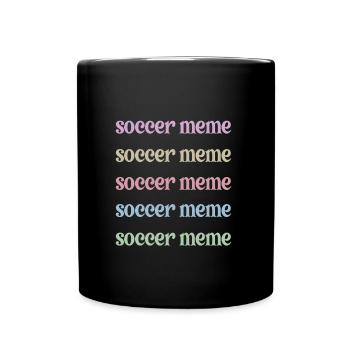 Fier de football Meme Grand-mère de joueur de football Meme - Mug uni - noir - Devant