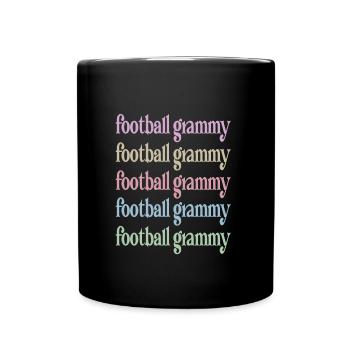 Football Grammy Grandma Of Football Player Grammy - Full Colour Mug - black - Front