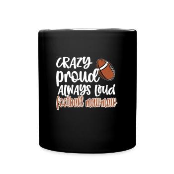 Football Mawmaw Grand-mère du joueur de football Mawmaw - Mug uni - noir - Devant