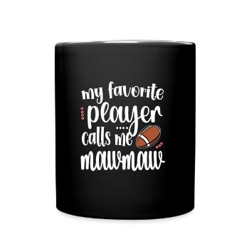 Mawmaw football grand-mère du joueur de football Mawmaw - Mug uni - noir - Devant