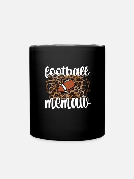 Memaw Oma Von Footballspieler Football Memaw - Tasse einfarbig - Schwarz