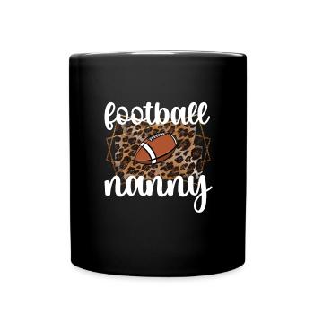Nounou de football Grand-mère de joueur de football nounou - Mug uni - noir - Devant