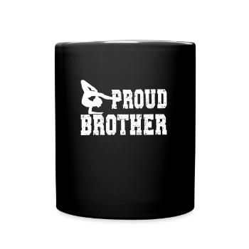 Tanz Bruder Einer Tänzerin Bruder Von Tänzer - Tasse einfarbig - Schwarz - Vorne