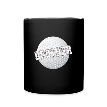 Fier golf frère du golfeur golfeur frère - Mug uni - noir - Devant