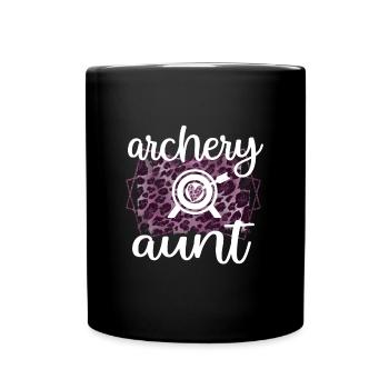 Best Archery Aunt Of Archers Aunt - Full Colour Mug - black - Front
