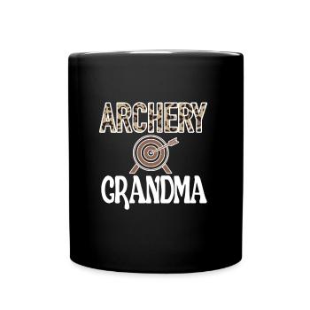 Tir à l’arc Grand-mère d’Archer Grand-mère - Mug uni - noir - Devant