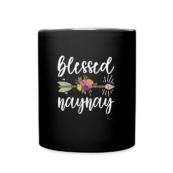 Naynay Grand-mère Cadeau de fête des mères Naynay Grand-mère - Mug uni - noir - Devant