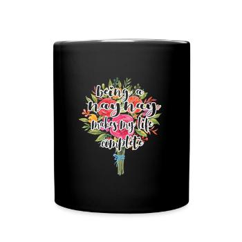 Beste Naynay Oma Geschenk Naynay Großmutter - Tasse einfarbig - Schwarz - Vorne