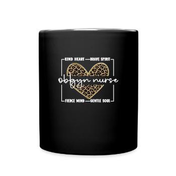 Obstetrics Gynecology OB GYN Nurse - Full Colour Mug - black - Front