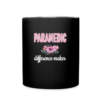 Notfallsanitäter Paramedic Rettungskraft Sanitäter - Full Colour Mug - black - Front