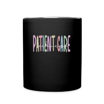 Techniker der Patientenversorgung Pflegetechniker - Tasse einfarbig - Schwarz - Vorne
