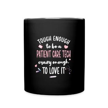 Technicien en soins aux patients Soins aux patients PCT - Mug uni - noir - Devant
