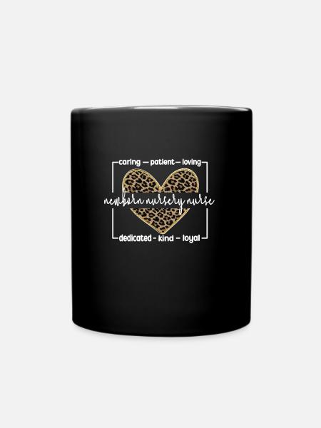 Stolze Neugeborenen-Krankenschwester Geschenk - Tasse einfarbig - Schwarz