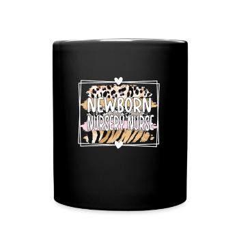 Baby nurse neonatal nurse - Full Colour Mug - black - Front