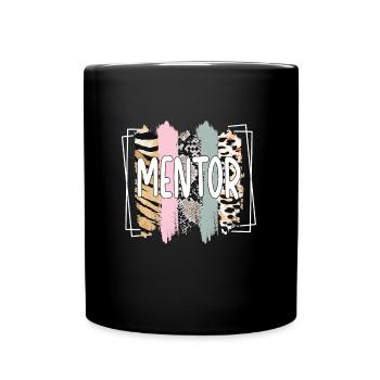 Mentor Appreciation Personal Mentor Gifts - Full Colour Mug - black - Front