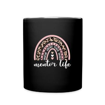 Mentor Wertschätzung Persönlicher Mentor Geschenke - Tasse einfarbig - Schwarz - Vorne