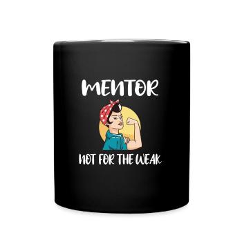 Mentor Appreciation Personal Mentor Gifts - Full Colour Mug - black - Front