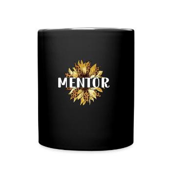 Persönlicher Mentor Geschenk Mentor Wertschätzung - Tasse einfarbig - Schwarz - Vorne
