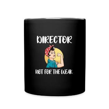 Proud Director Appreciation Director Gift - Full Colour Mug - black - Front