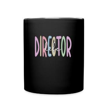 Best Director Gift Director Appreciation - Full Colour Mug - black - Front