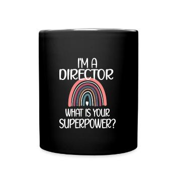 Proud Director Gift Director Appreciation - Full Colour Mug - black - Front