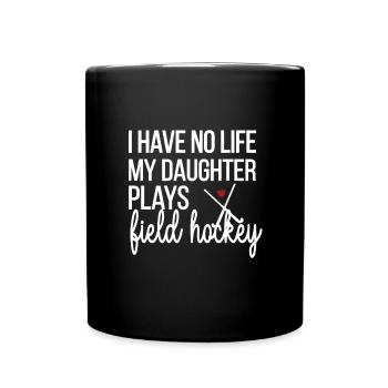 Best Field Hockey Mother Field Hockey Player Mama - Full Colour Mug - black - Front