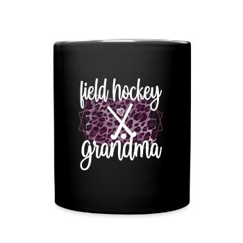 Meilleure grand-mère de hockey sur gazon Grand-mère - Mug uni - noir - Devant