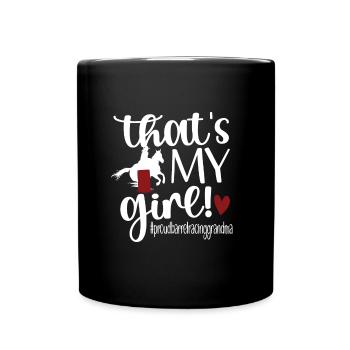 Barrel Racing Grand-mère Barrel Racing Grand-mère Cadeau - Mug uni - noir - Devant
