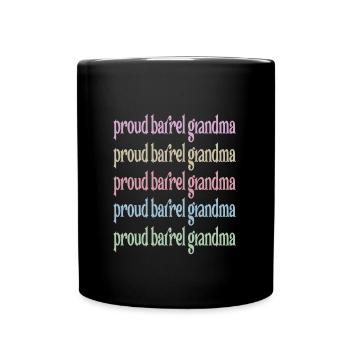 Barrel Racing Grand-mère Barrel Racing Grand-mère Cadeau - Mug uni - noir - Devant