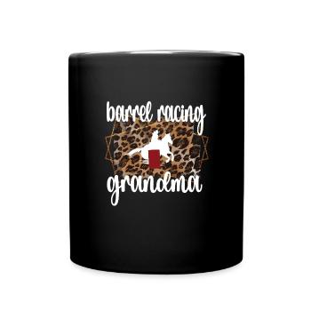 Barrel Racing Grand-mère Barrel Racing Grand-mère Cadeau - Mug uni - noir - Devant
