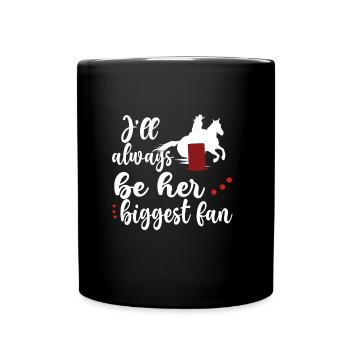 Barrel Racing Grand-mère Cadeau Barrel Racing Grand-mère - Mug uni - noir - Devant
