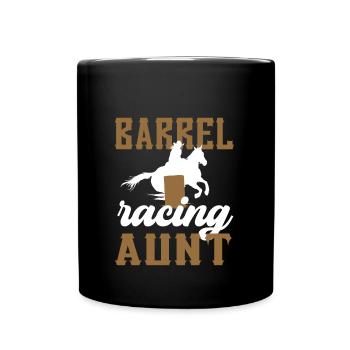 Barrel Racing Tante Cadeau Barrel Racing Tante - Mug uni - noir - Devant