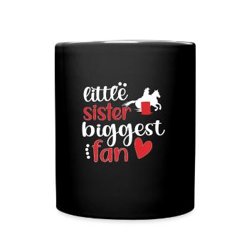 Barrel Racing Sister Meilleure sœur Barrel Racing - Mug uni - noir - Devant