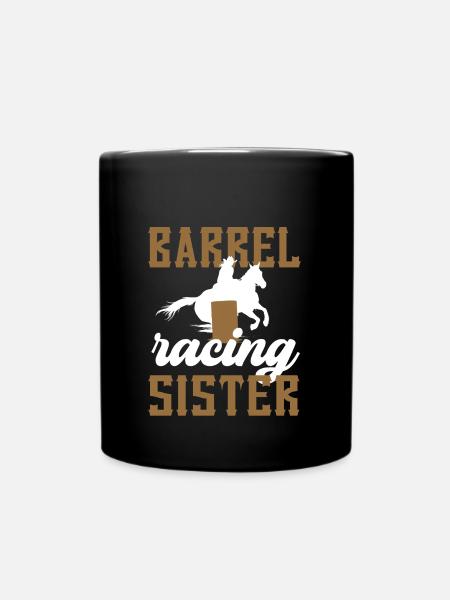Barrel Racing Sister Meilleure sœur Barrel Racing - Mug uni - noir