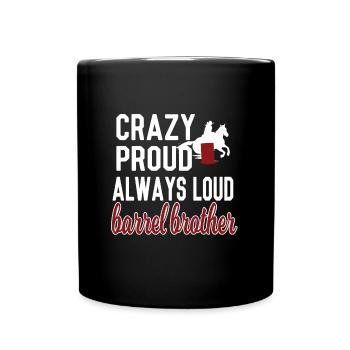 Barrel Racing Brother Meilleur Frère de course de barils - Mug uni - noir - Devant